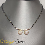 Load image into Gallery viewer, Cluster Diamond Wati Mangalsutra
