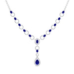 Load image into Gallery viewer, Circle Diamond Drop Necklace
