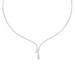 Load image into Gallery viewer, Tennis Eternity Y Diamond Necklace
