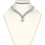 Load image into Gallery viewer, Pear Drop Leaf Diamond Necklace
