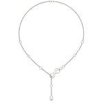 Load image into Gallery viewer, Delicate Diamond Chain Y Necklace
