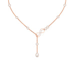 Load image into Gallery viewer, Delicate Diamond Chain Y Necklace
