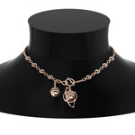 Load image into Gallery viewer, Infinity Knot With Diamond Spinner Ball Necklace
