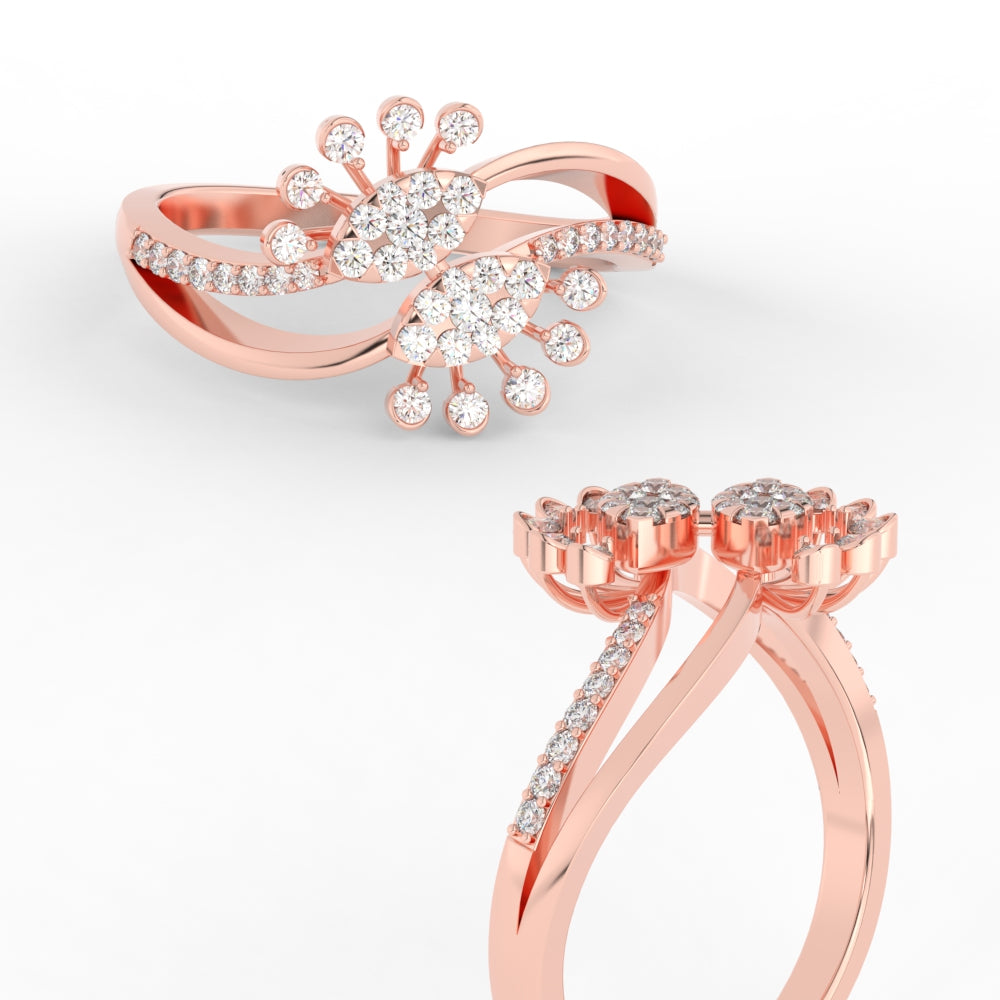 Cluster Diamond Ring