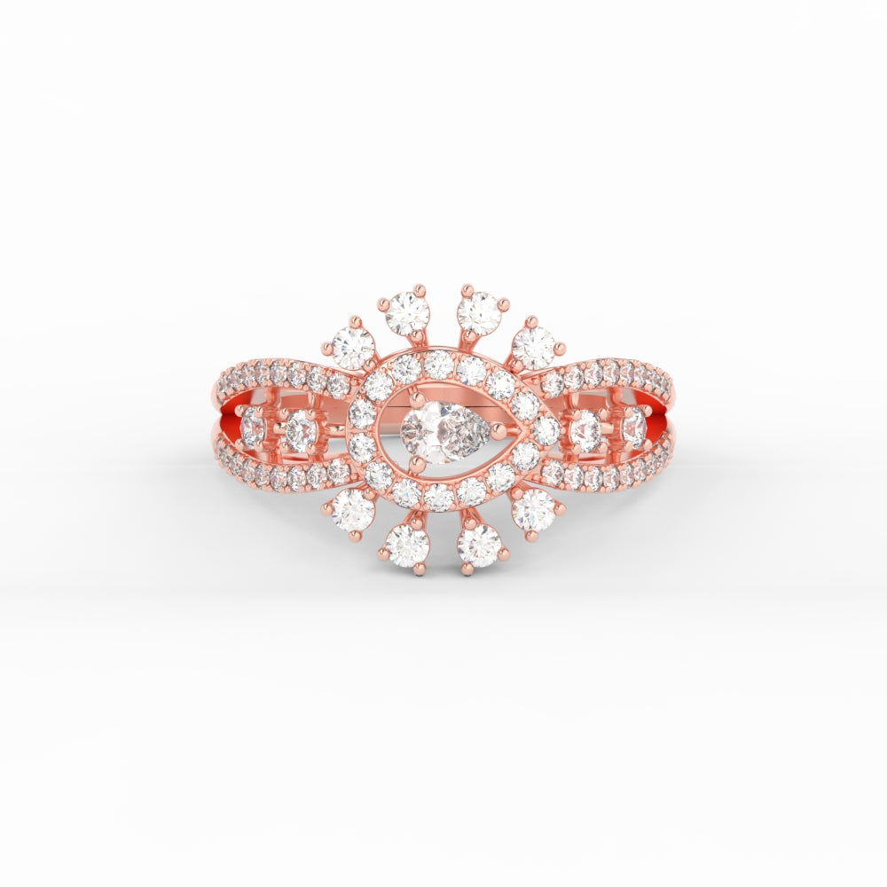 Cluster Cocktail Diamond Ring