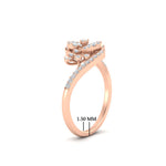 Load image into Gallery viewer, Intertwined Real Diamond Engagement Ring
