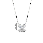 Load image into Gallery viewer, 1 Carat Stylish 2 Pear Shaped Diamond Mangalsutra
