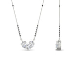 Load image into Gallery viewer, 1 Carat Stylish 2 Pear Shaped Diamond Mangalsutra
