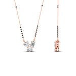 Load image into Gallery viewer, 1.50 Carat Multi Shape 3 Stone Diamond Mangalsutra
