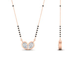 Load image into Gallery viewer, 1 Carat Pear Shaped Bezel Set Heart Mangalsutra
