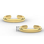 Load image into Gallery viewer, Elegant Simplicity Gold Toe Ring
