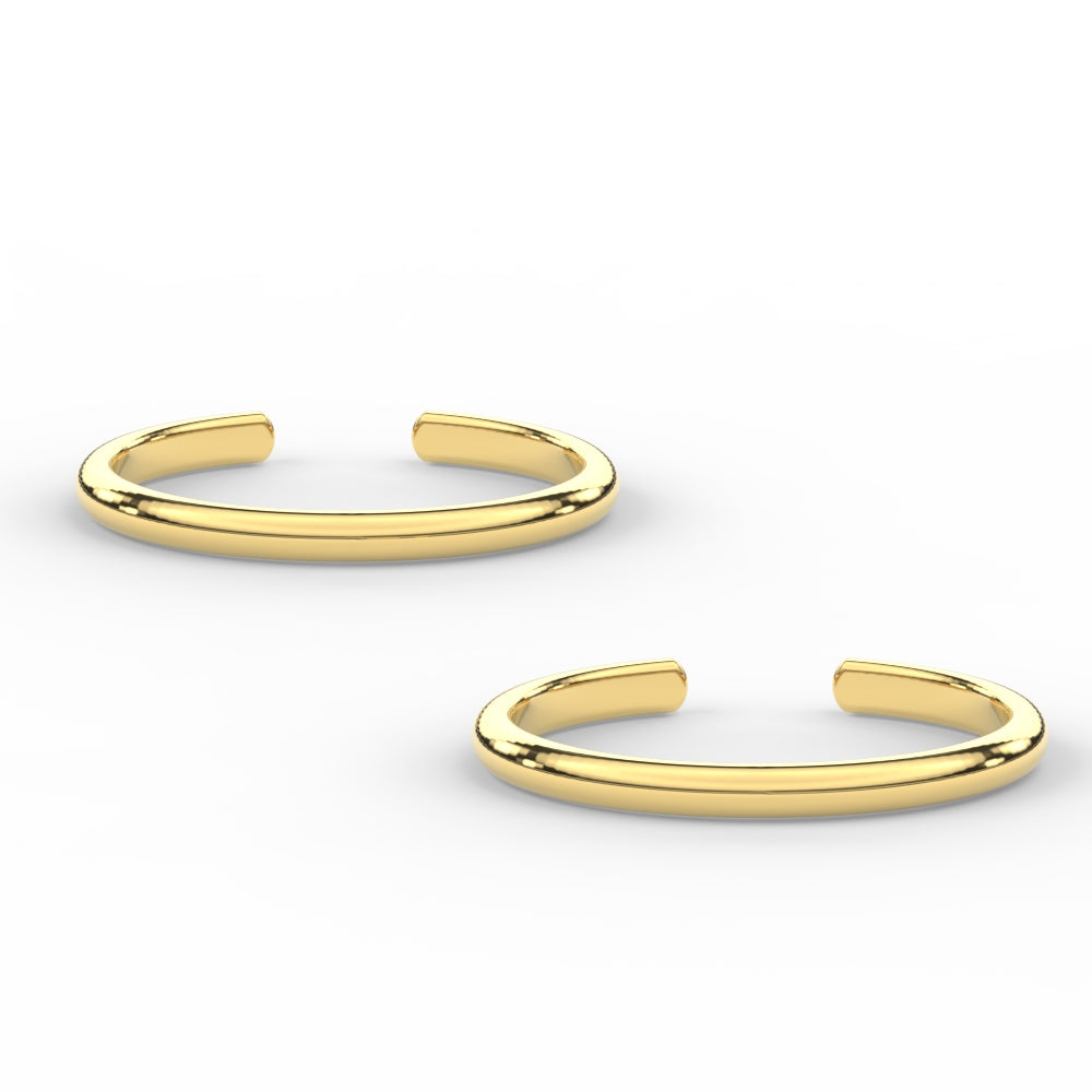 Simple Classic Gold Toe Ring