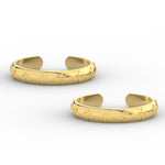 Load image into Gallery viewer, Star Design Adjustable Gold Toe Rings
