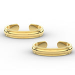 Load image into Gallery viewer, Dailywear Plain Gold Toe Rings
