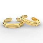 Load image into Gallery viewer, Dailywear Plain Gold Toe Rings
