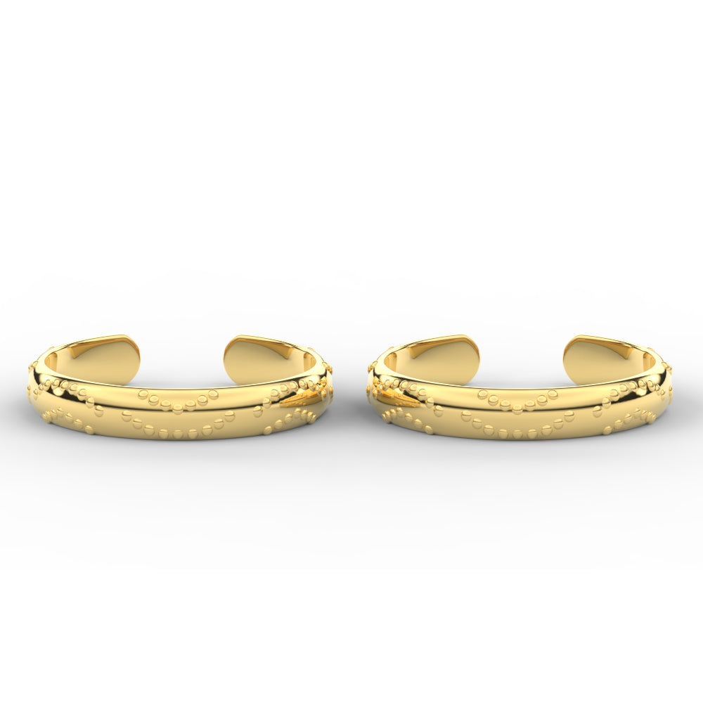 Unique Style Adjustble Gold Toe Rings