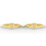 Load image into Gallery viewer, Beautiful Heart Beaded Gold Toe Ring
