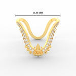 Load image into Gallery viewer, Lakshmi Design Traditional Diamond Vanki Ring
