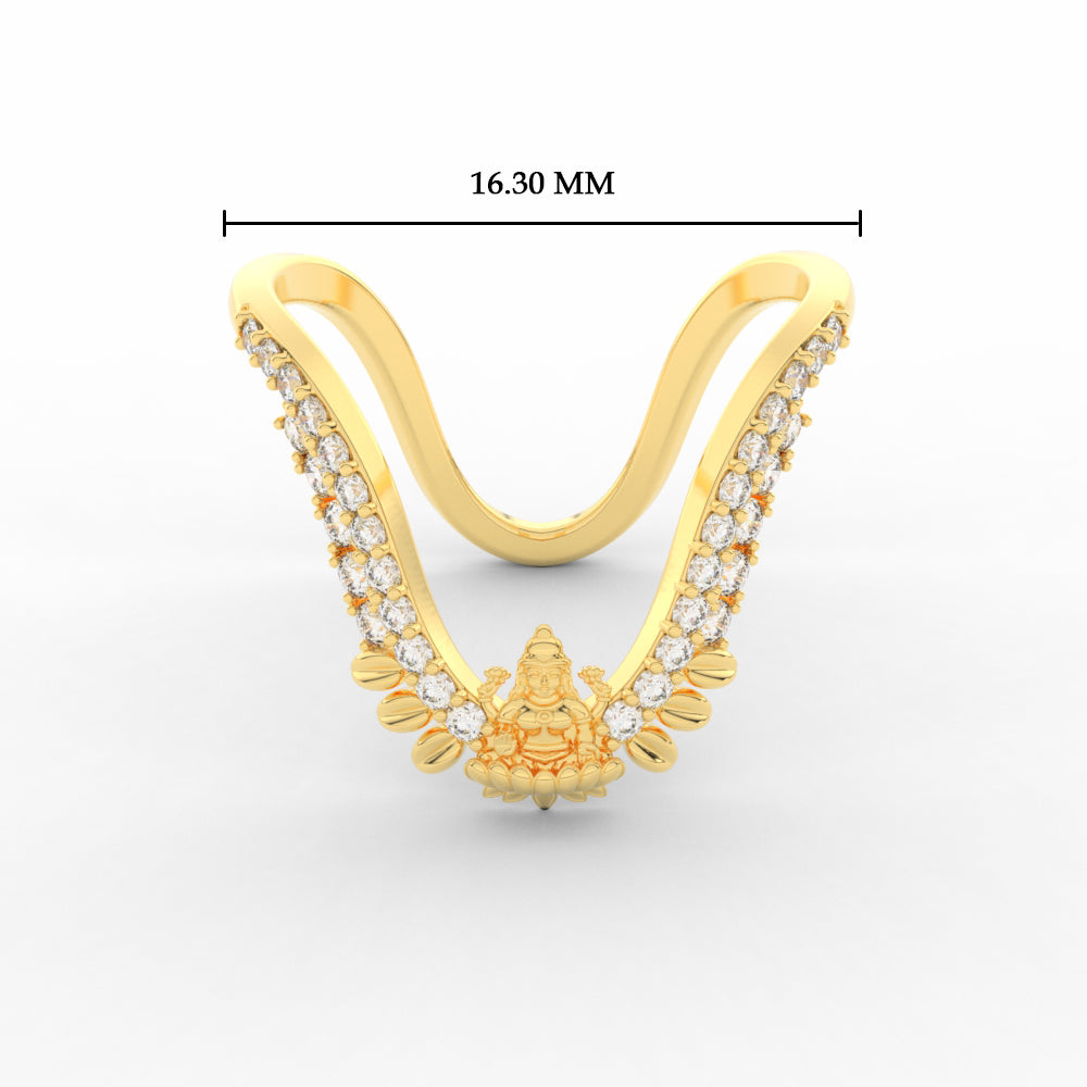 Lakshmi Design Traditional Diamond Vanki Ring