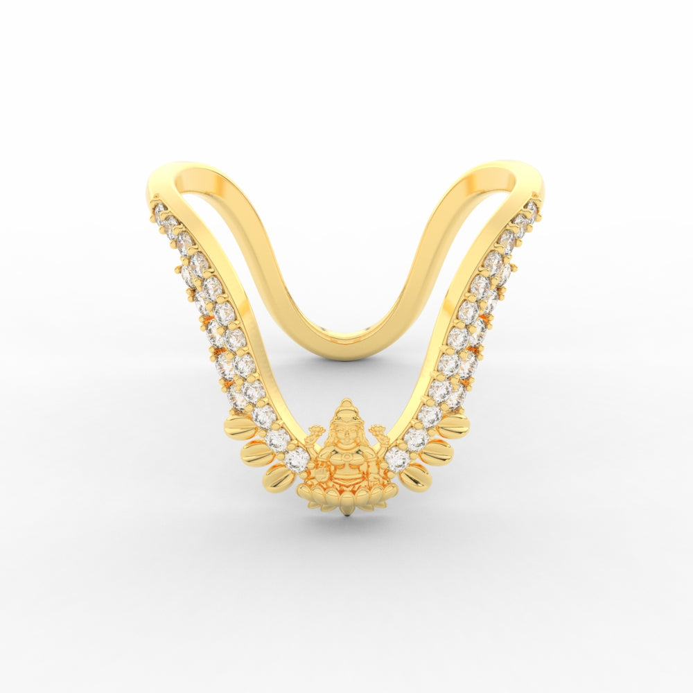 Lakshmi Design Traditional Diamond Vanki Ring