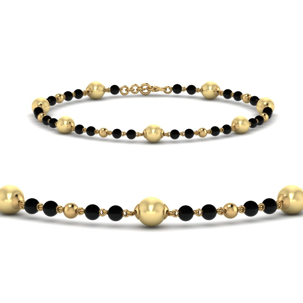 Classic Baby Nazariya Gold Beaded Bracelet