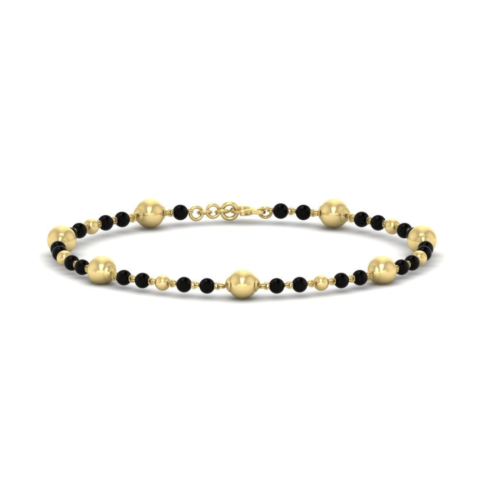 Classic Baby Nazariya Gold Beaded Bracelet