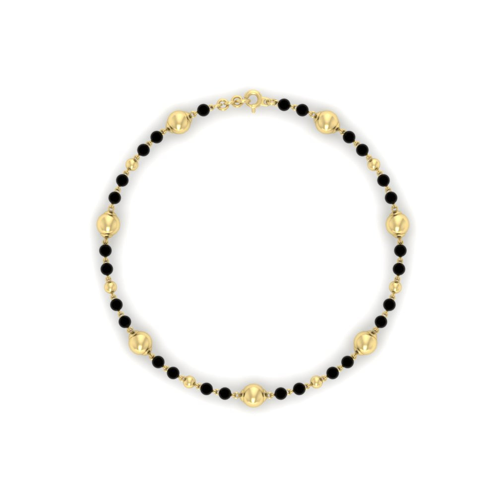 Classic Baby Nazariya Gold Beaded Bracelet