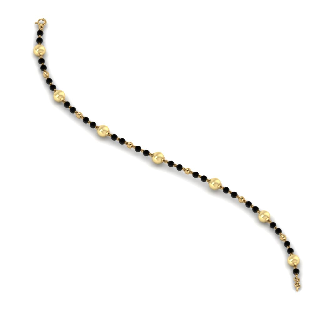 Classic Baby Nazariya Gold Beaded Bracelet