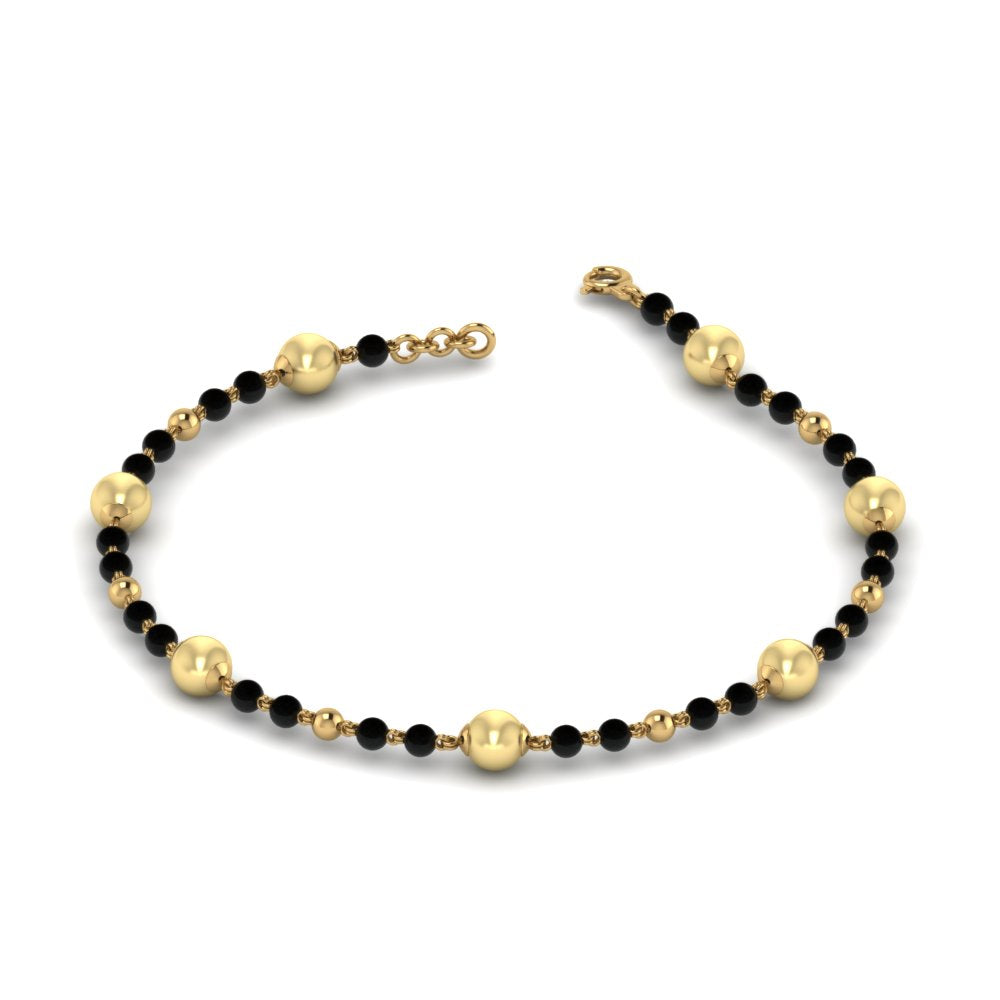 Classic Baby Nazariya Gold Beaded Bracelet