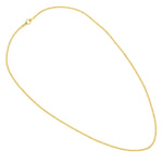 Load image into Gallery viewer, 14K Yellow Gold 2.4mm Lite Round Wheat Chain for Men and Women
