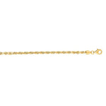 Load image into Gallery viewer, 3mm Diamond Cut Royal Rope Chain In 14K Gold
