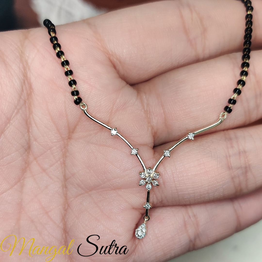 Tanmaniya Diamond Mangalsutra