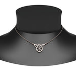 Load image into Gallery viewer, Circular Diamond Mangalsutra Pendant
