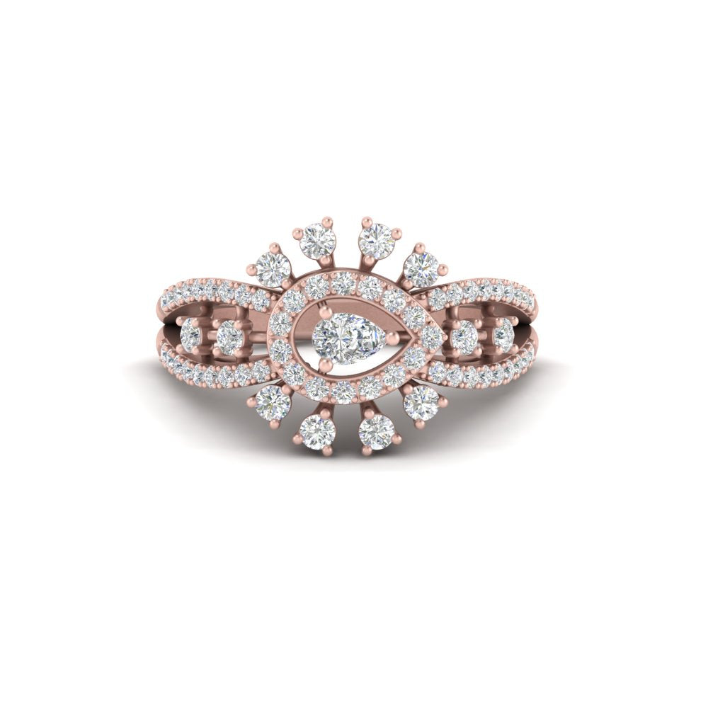 Cluster Cocktail Diamond Ring