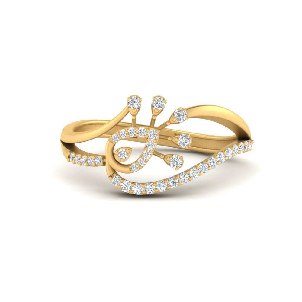 Flyerfit Split Shank 14K Yellow Gold Engagement Ring H-I SI2 |  Christopher's Fine Jewelry | Pawleys Island, SC