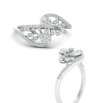 Load image into Gallery viewer, Intertwined Real Diamond Engagement Ring
