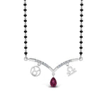 Load image into Gallery viewer, Mangalsutra Diamond Pendant Zodiac Sign
