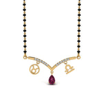 Load image into Gallery viewer, Mangalsutra Diamond Pendant Zodiac Sign
