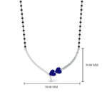 Load image into Gallery viewer, Heart Diamond Simple Mangalsutra Design
