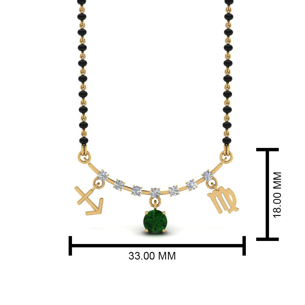 Sonam Diamond Mangalsutra Design