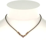 Load image into Gallery viewer, Twisted Diamond Necklace Mangalsutra
