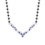 Load image into Gallery viewer, Twisted Diamond Necklace Mangalsutra
