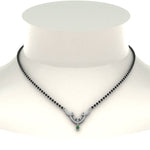 Load image into Gallery viewer, Unique Diamond Mangalsutra Pendant
