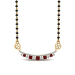 Load image into Gallery viewer, Zodiac Sign Diamond Mangalsutra
