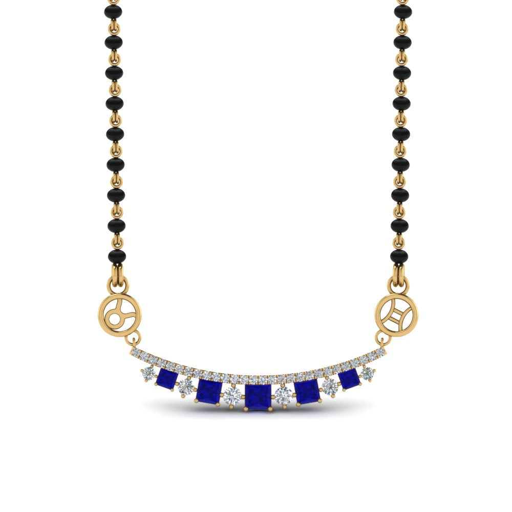 Zodiac Sign Diamond Mangalsutra