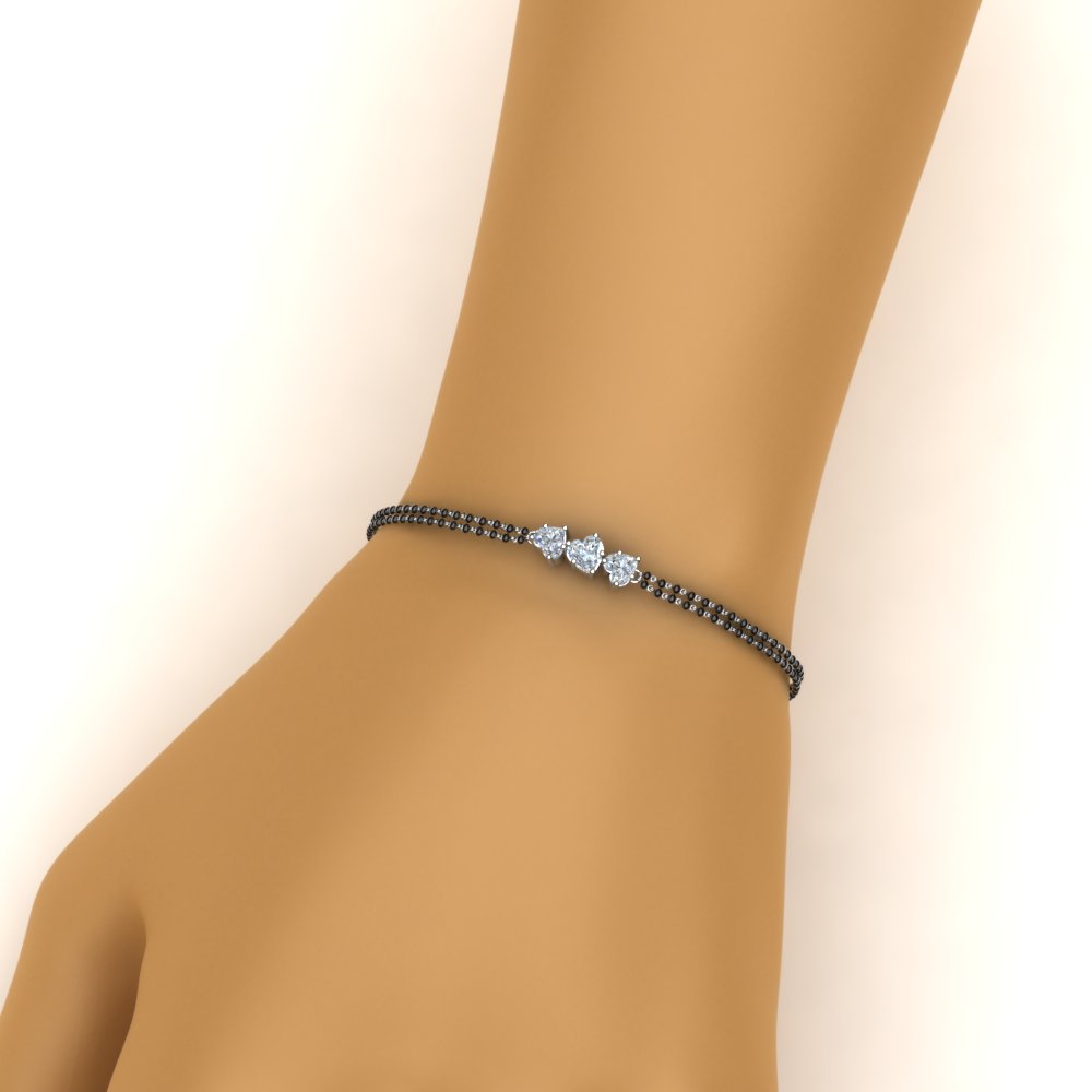 Buy Black Bracelets & Bangles for Women by Kairangi by Yellow Chimes Online  | Ajio.com