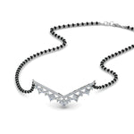 Load image into Gallery viewer, V-Shaped-Bar-Diamond-Mangalsutra
