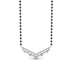 Load image into Gallery viewer, V-Shaped-Bar-Diamond-Mangalsutra
